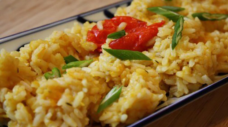 Salt Fish Pumpkin Seasoned Rice image